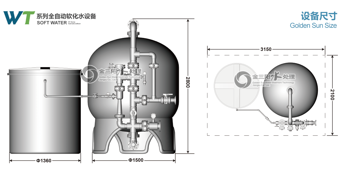 ag九游会JSY-WT45全自动软化水设备